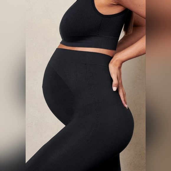 BLANQI® Everyday™ Maternity Belly Support Leggings - Black / Medium - Picture 2 of 4